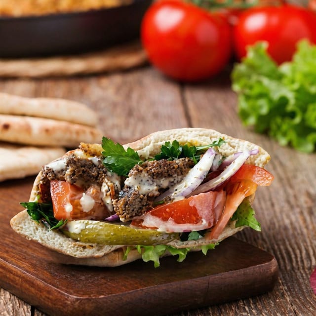 Levant Shawarma Pita.