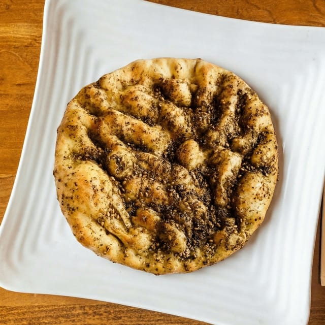 Jordanian Zaatar Bread.