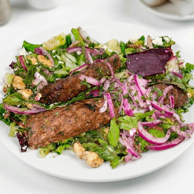 Levant Kofta Kabab Salad.