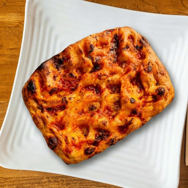 Palestinian Mhammara Bread.